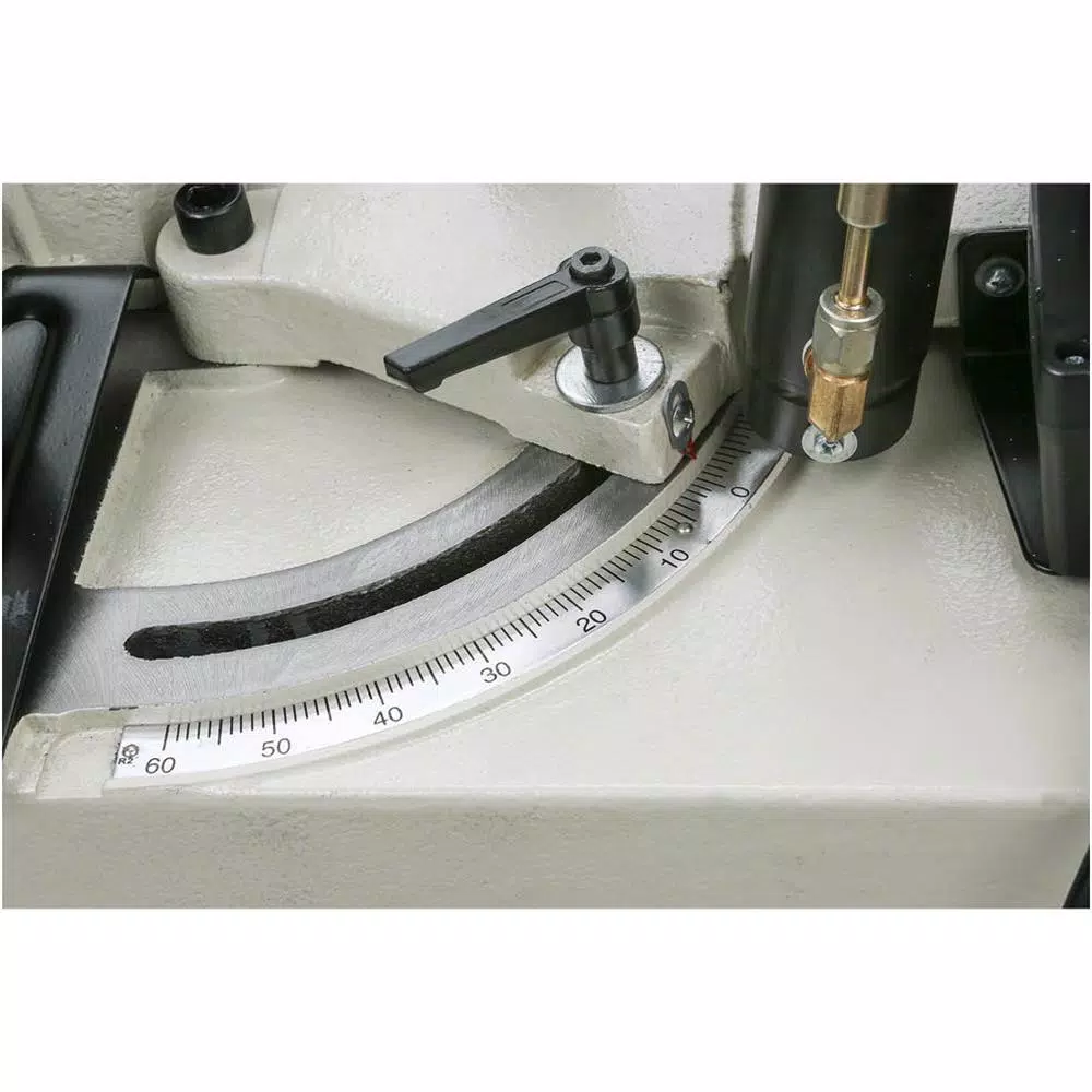 Grizzly Industrial 5" x 6" Metal-Cutting Horizontal Bandsaw with 60° Swivel Head