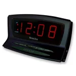 Westclox Instant-Set Digital LED Alarm Clock with Battery Backup, Black thumbnail 2
