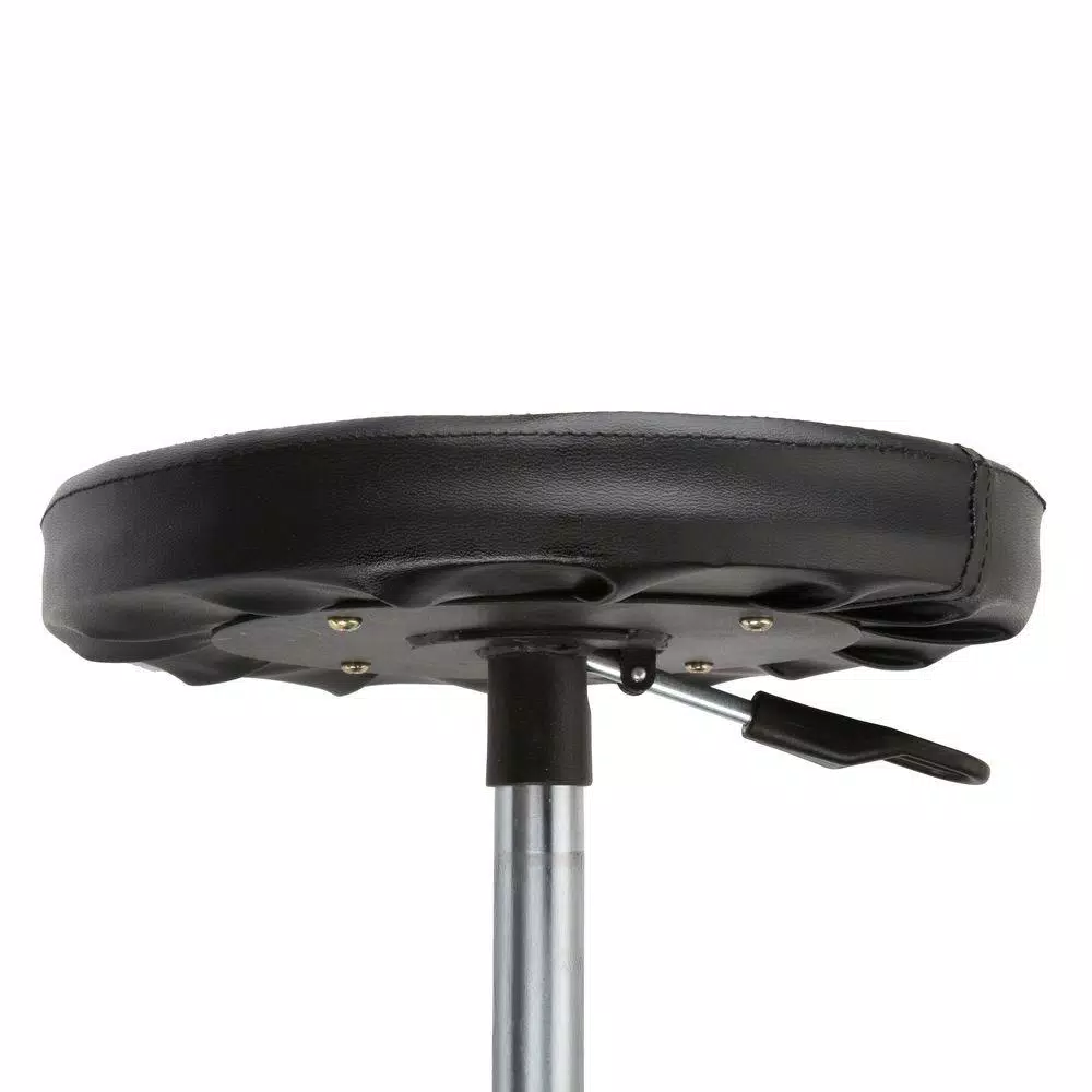 OLYMPIA Tools Heavy-Duty Adjustable Mechanic's Roller Seat with Tool Tray