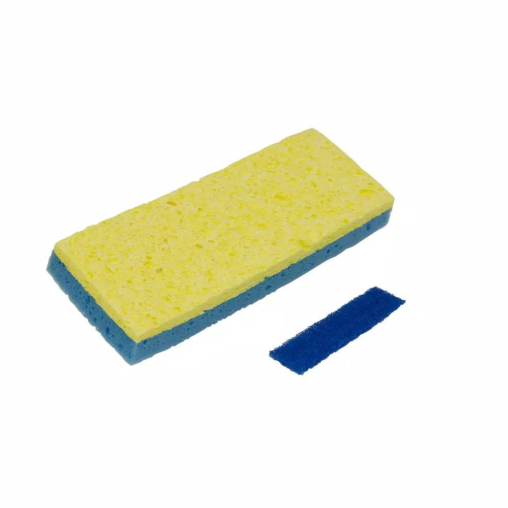 Quickie Automatic Sponge Mop Refill, Type H Cellulose Sponge with Scrubber