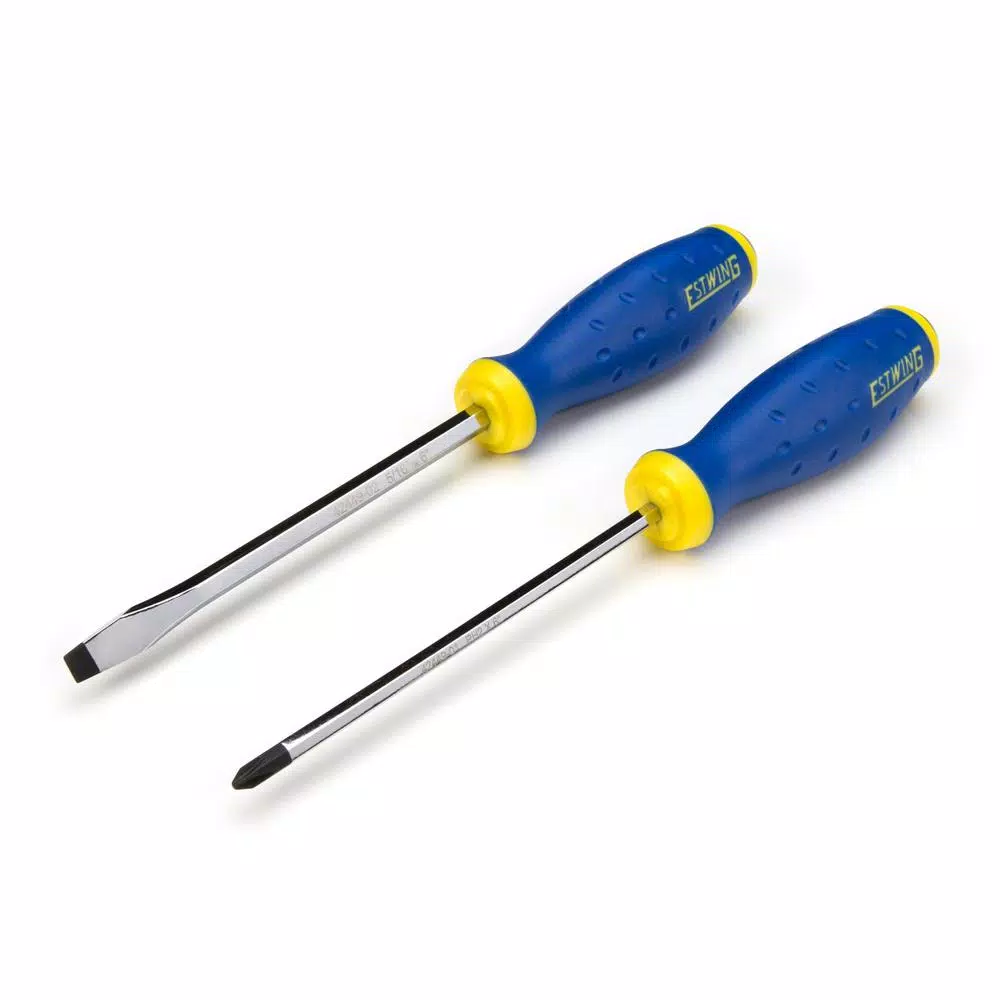 Estwing Heavy-Duty Demolition Screwdriver Set, 2-Piece, PH2 & 5/16 in. Slotted