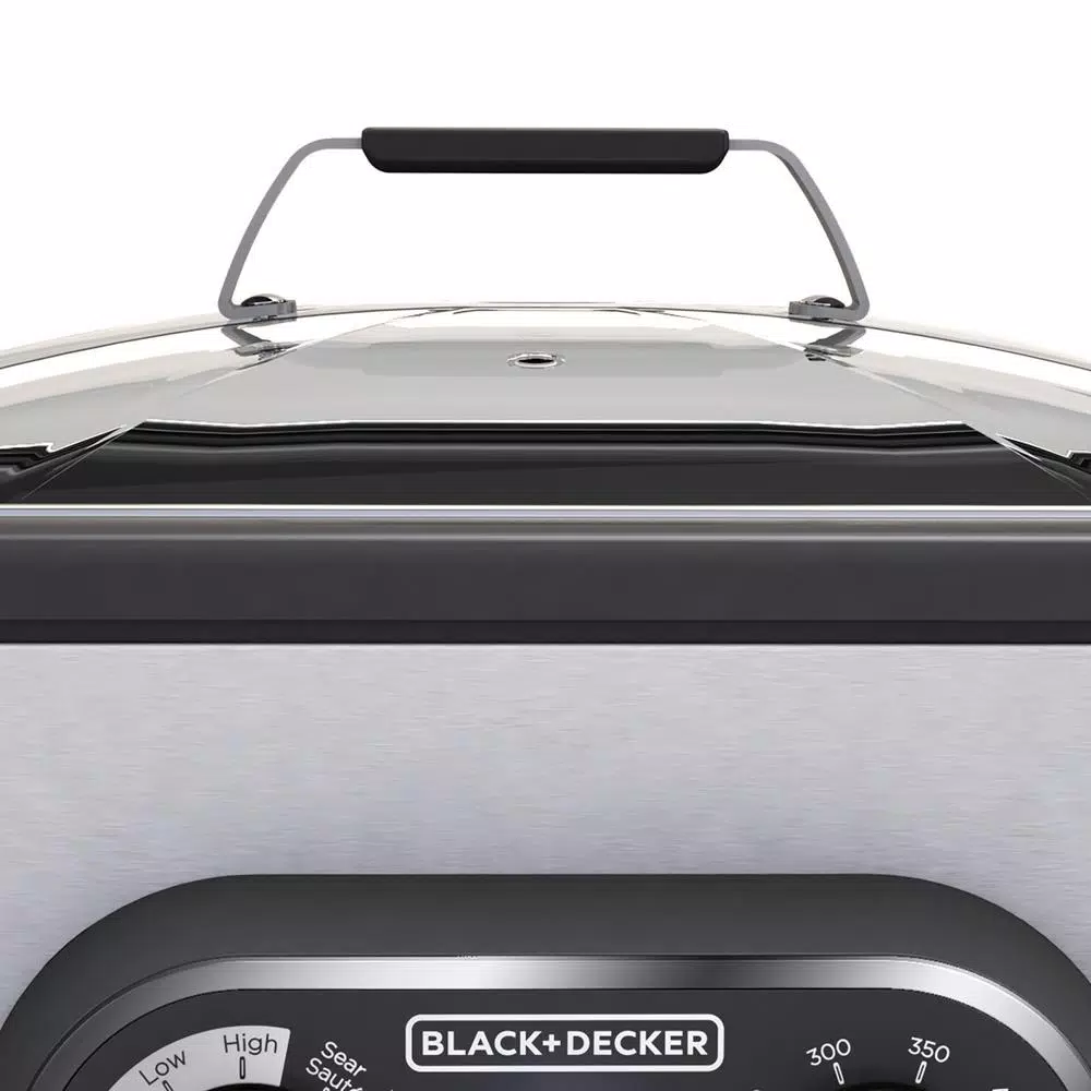 BLACK+DECKER BLACK + DECKER 6.5 Quart Stainless Steel Multicooker and Slow Cooker