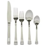 Gibson Cordell 20-Piece Stainless Steel Flatware Set, Service for 4, Mirror Polished thumbnail 1