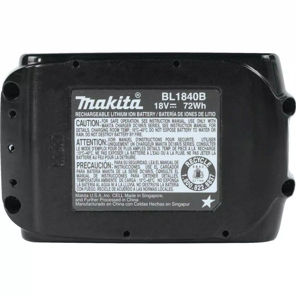 Makita 18V LXT Lithium-Ion 4.0Ah High Capacity Battery Pack with Fuel Gauge