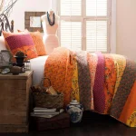 Lush Decor Royal Empire Tangerine Cotton Throw Blanket, 50 x 60 in thumbnail 2