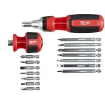Milwaukee 2-Piece Multi-Bit Screwdriver Set: 9-in-1 Ratcheting & 8-in-1 Compact Drivers thumbnail 1