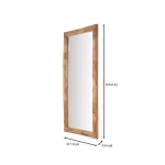 Home Decorators Collection Oversized Classic Wood Frame Floor Mirror, Brown thumbnail 2