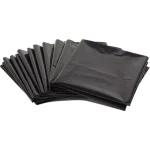 Aluf Plastics 55 Gallon Heavy-Duty Black Trash Bags for Rubbermaid Brute, 1.8 Mil, 100-Count thumbnail 5