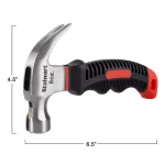 Stalwart 8 oz. Stubby Claw Hammer with 6 in. Fiberglass Handle thumbnail 2