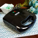 Better Chef Black Belgian Waffle Maker, 750W Non-Stick Waffle Iron thumbnail 3