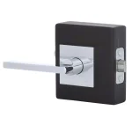 Baldwin Reserve Square Polished Chrome Universal Passage Door Lever thumbnail 3