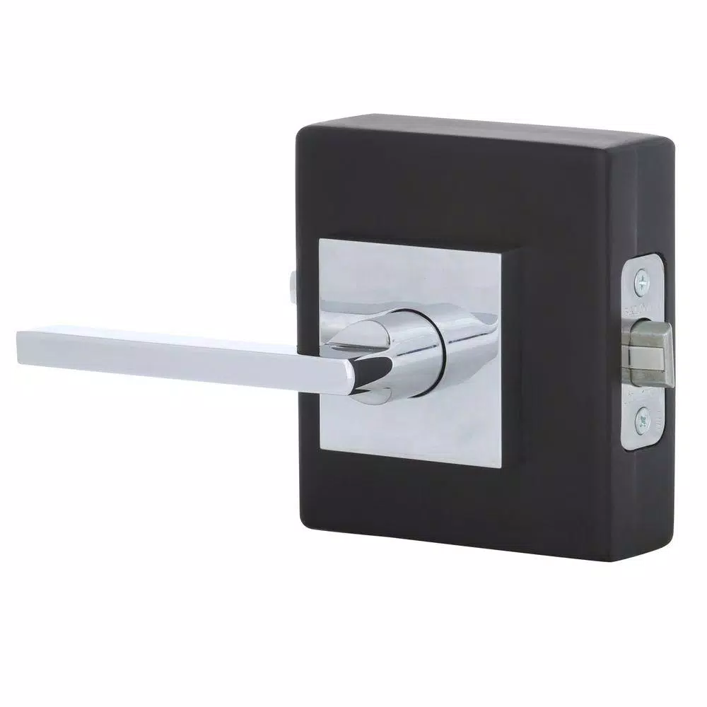 Baldwin Reserve Square Polished Chrome Universal Passage Door Lever