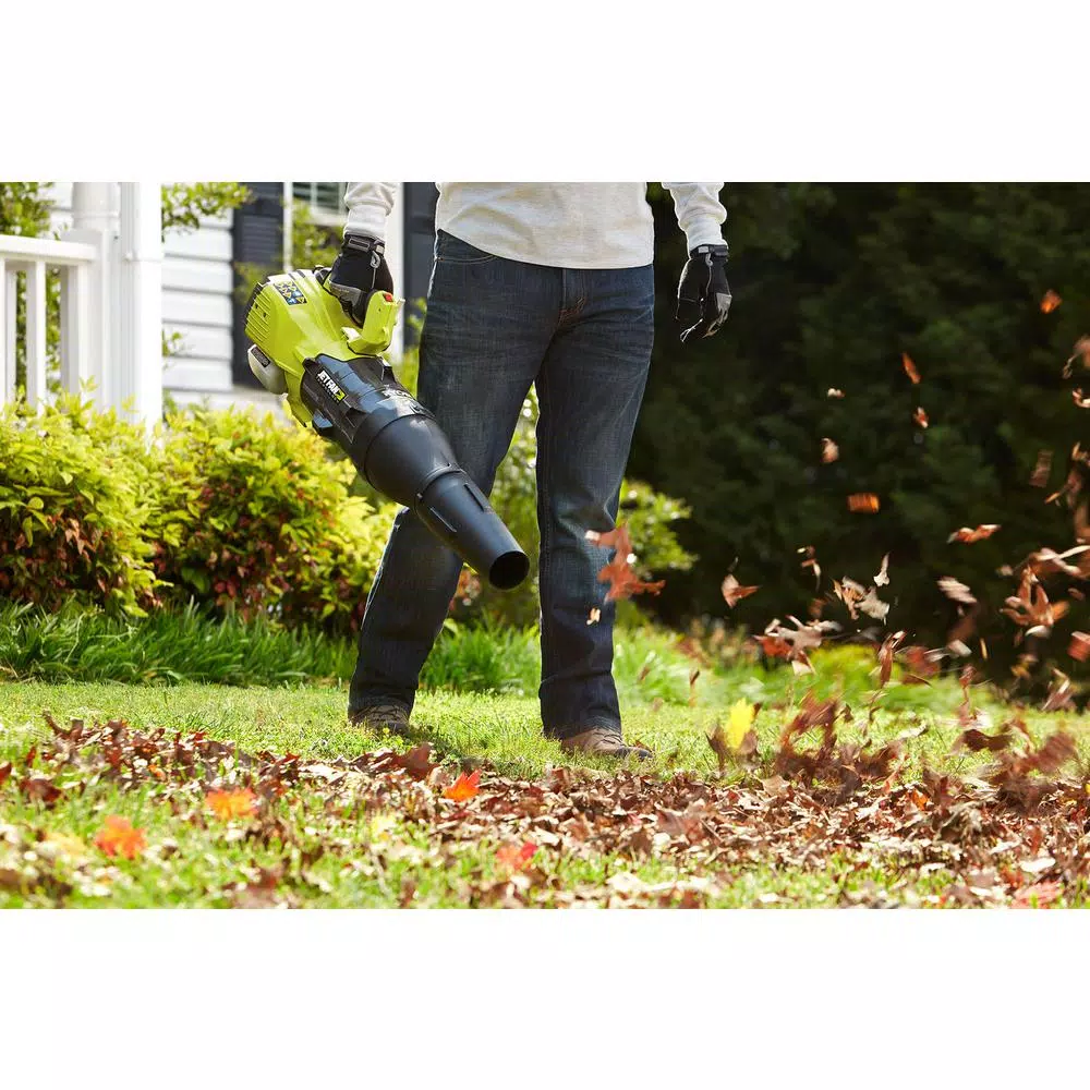 RYOBI 25 cc 2-Cycle Gas Attachment Capable String Trimmer and 520 CFM Jet Fan Blower Combo Kit