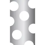 Sugar Plum Party SugarPlum Sterling Paper Guest Towels, White/Silver, 32 Count thumbnail 2