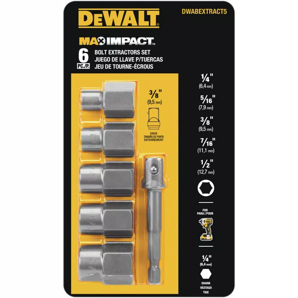 DEWALT MAX IMPACT 35-Piece Screwdriver and Bolt Extractor Set