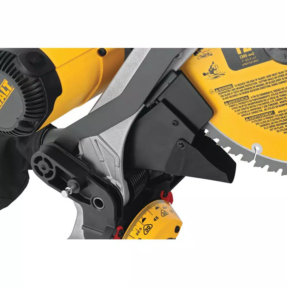 DEWALT 12 in. Double Bevel Compound Miter Saw with Heavy-Duty Work Stand, 15 Amp Corded