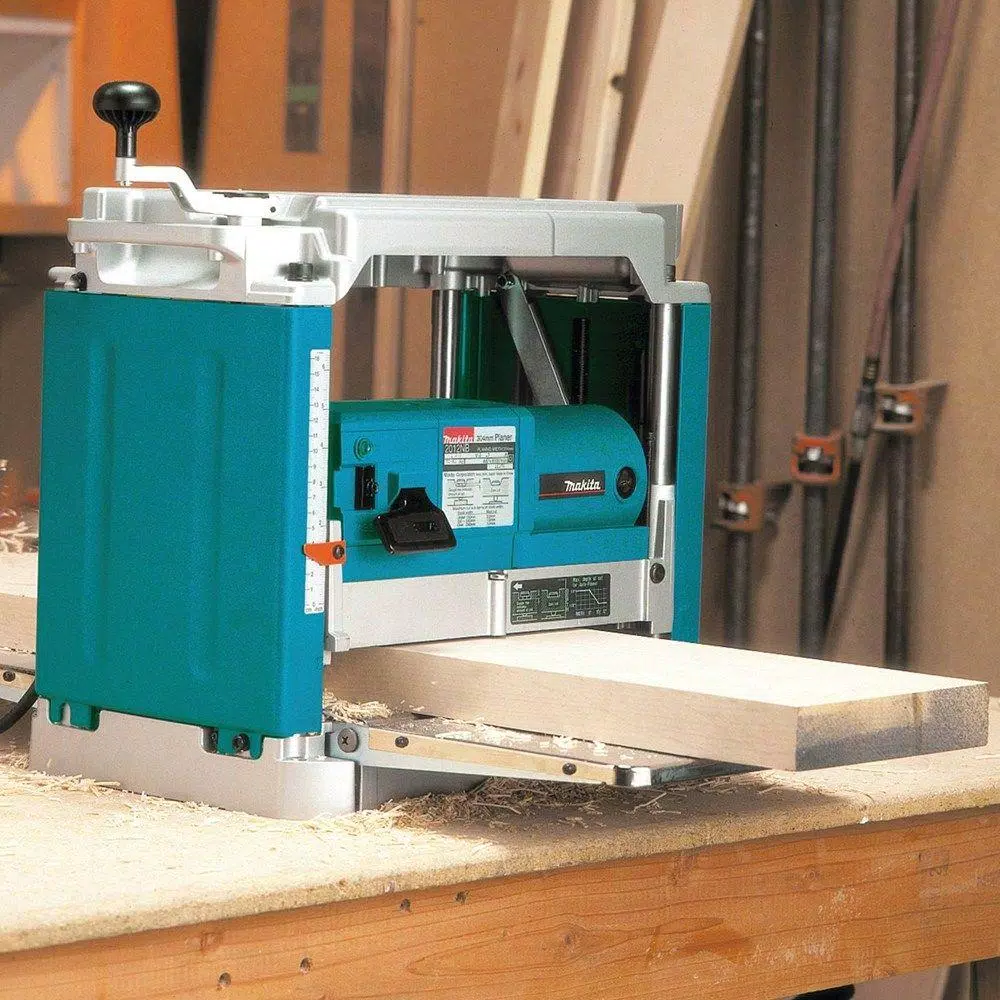 Makita 12 in. Corded Compact Portable Planer, 15 Amp, with Interna-Lok Head Clamp