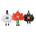 Northlight 36 in. Ghost, Pumpkin, and Bat Standing Halloween Kid Figures - Set of 3 thumbnail 1