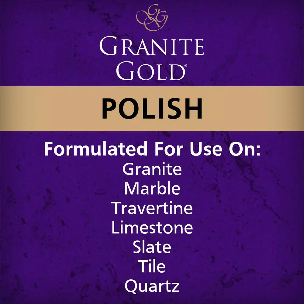 Granite Gold Polish 2-Pack, 24 oz. Spray Bottles for Natural Stone Surfaces