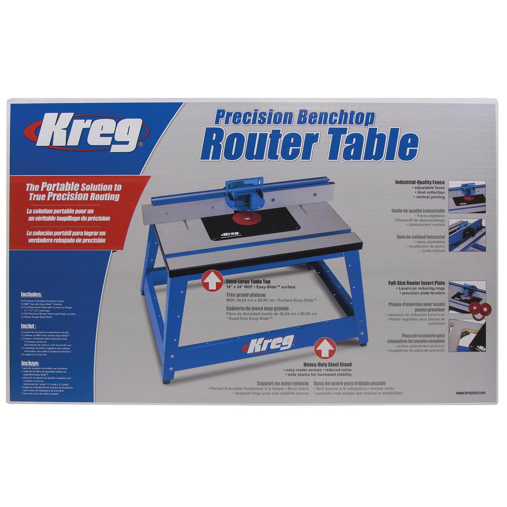 Kreg Precision Bench Top Router Table with Micro-Dot Surface