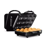 HOLSTEIN HOUSEWARES Holstein 12-Piece Cupcake Maker, 1200W Non-Stick Electric Dessert Specialty Appliance, Black thumbnail 1