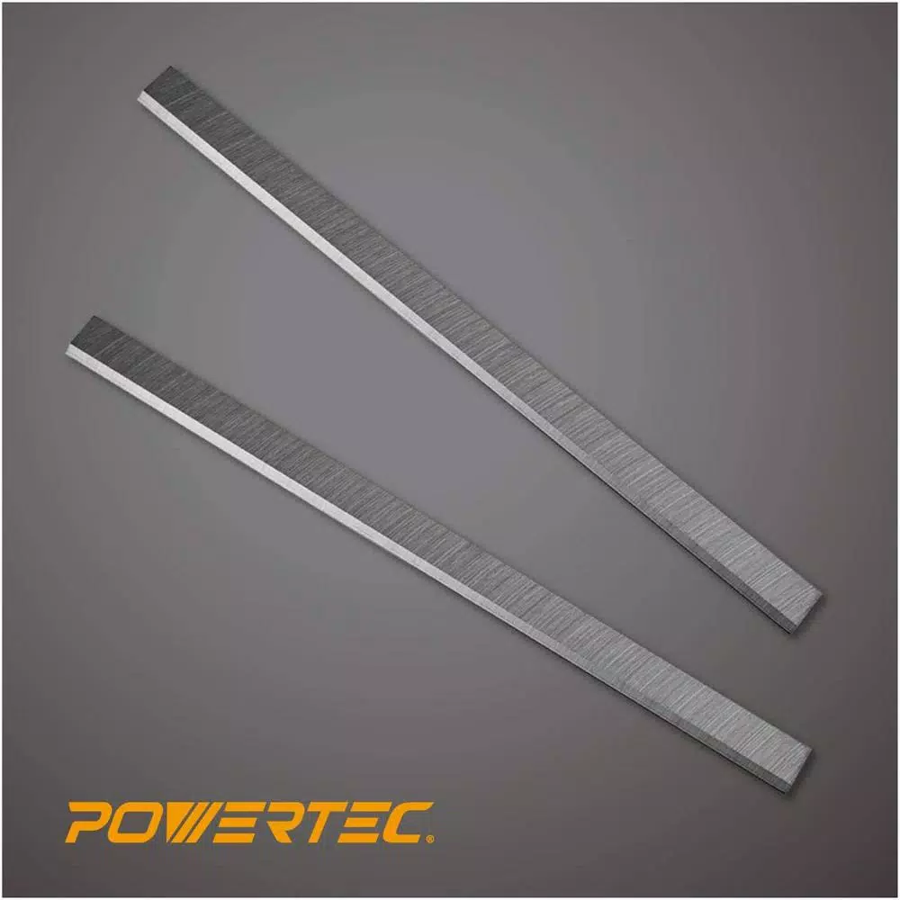 POWERTEC 12-1/2 in. High-Speed Steel Planer Knives, Set of 2