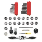 GEARWRENCH SAE Ratcheting Tap and Die Set, 40-Piece with Twist Lock Guide System thumbnail 2