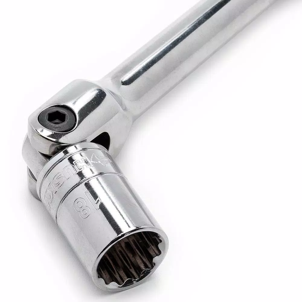 Husky 2-Piece Breaker Bar Set, 3/8 in. and 1/2 in. Drive, Alloy Steel