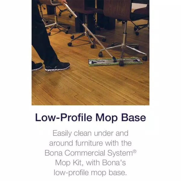 Bona Commercial System Multi-Surface Floor Care Kit with 24 in. Aluminum Flat Mop