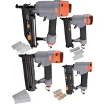 HDX 4-Piece Pneumatic Finishing Kit with Fasteners - Air Nailer and Stapler Set thumbnail 1