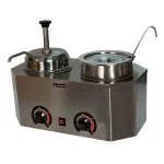 Paragon Pro-Style 6 L Ladle Pump Warmer with 2 Stainless Steel Crocks thumbnail 1