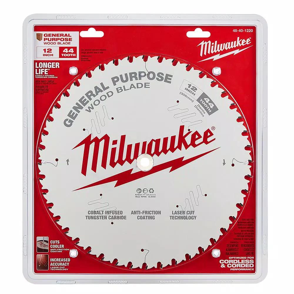 Milwaukee 12 in. 44-Tooth General Purpose Circular Saw Blade