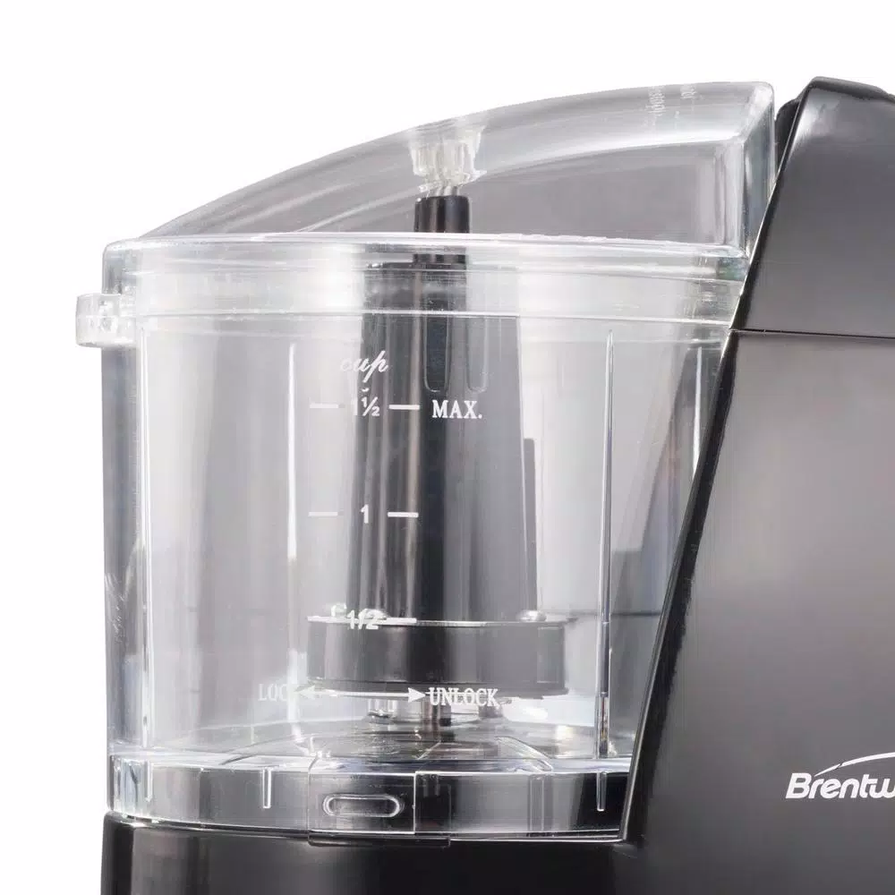 Brentwood Appliances 1.5-Cup Mini Food Processor, Single Speed Black Chopper