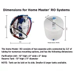 Home Master Undersink Reverse Osmosis Water Filtration System, 5-Stage Purification thumbnail 7