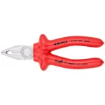 KNIPEX 7-1/4 in. Insulated Combination Pliers with Chrome Finish thumbnail 1