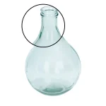 LITTON LANE 17 in. Clear Glass Decorative Cylinder Spouted Vase thumbnail 3