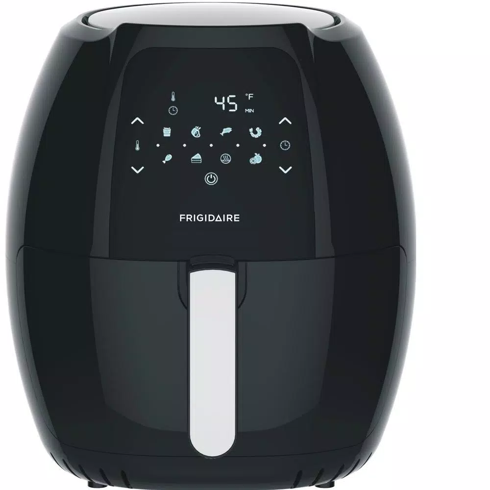 Frigidaire 6.2 Qt. Black Electric Air Fryer with 7 Preset Cooking Menus and LCD Digital Display