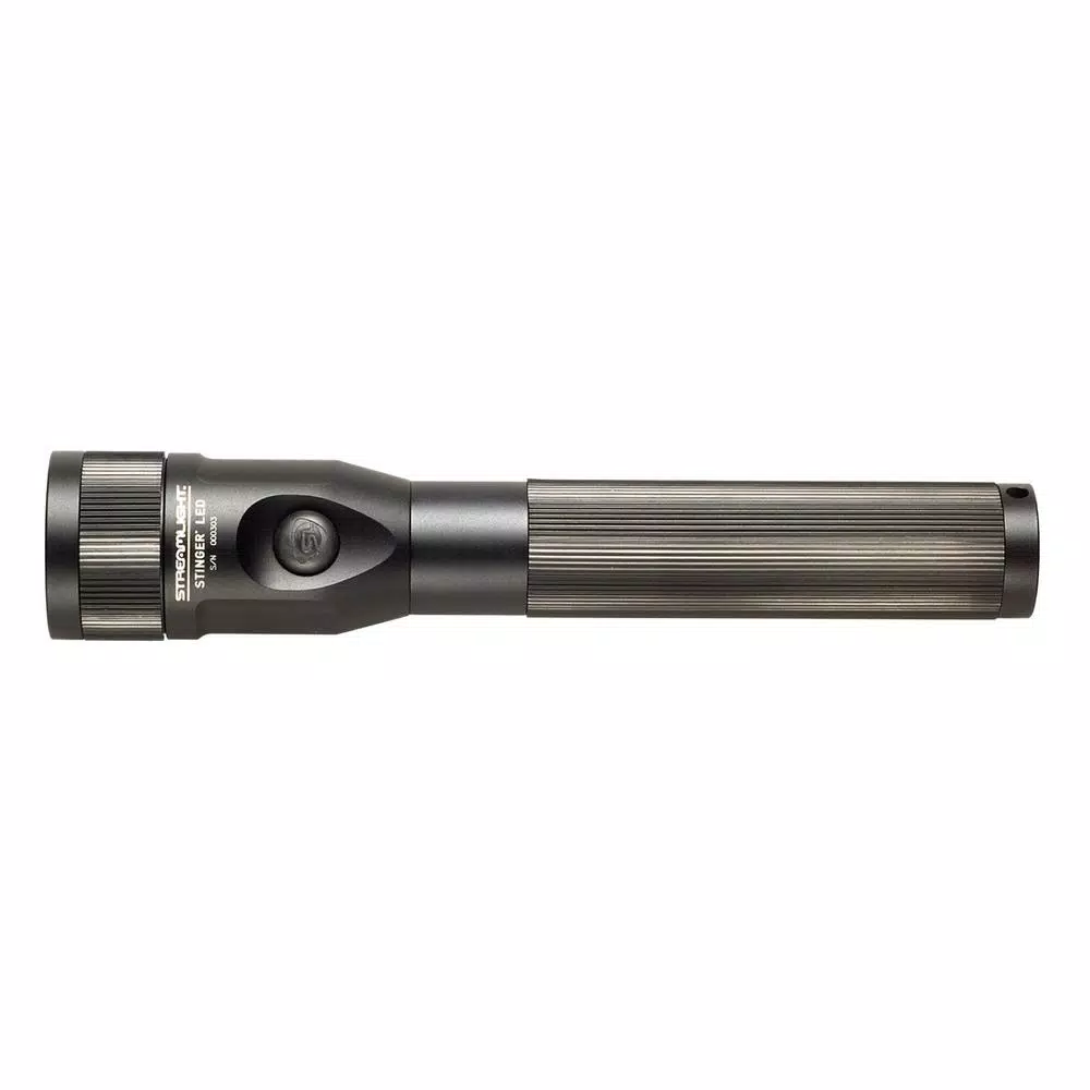 Streamlight Stinger Pro LED Rechargeable Flashlight with AC Cord and Charger, Black