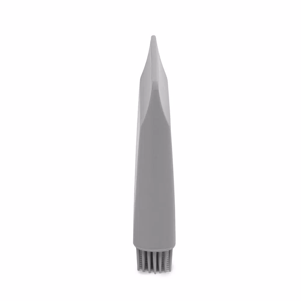 Umbra Flex 4 in. Silicone Sink Squeegee and Soft Brush Cleaner, Grey