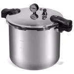 Barton 22 Qt. Aluminum Pressure Canner and Cooker with Built-in Dial Gauge, Compatible with Gas, Electric, and Induction thumbnail 2