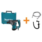 Makita HR2811F 7 Amp SDS-Plus Corded Rotary Hammer Drill with Dust Collection Attachment & Vacuum Hose Kit thumbnail 11