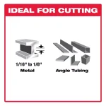 Diablo Steel Demon 4 in. 14/18 TPI Metal Cutting Reciprocating Saw Blades, 5-Pack thumbnail 2