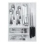 OXO Good Grips Adjustable Drawer Organizer, Expandable Kitchen Storage with 6 Dividers thumbnail 3