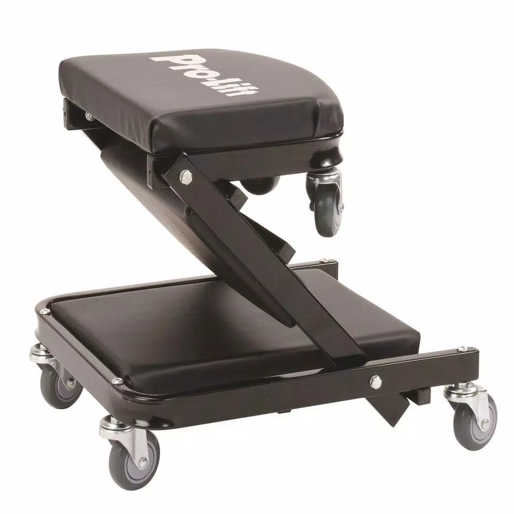 Pro-Lift Pro Lift C-9100 2-in-1 Mechanic Creeper and Z-Shape Seat, 450 lb. Capacity