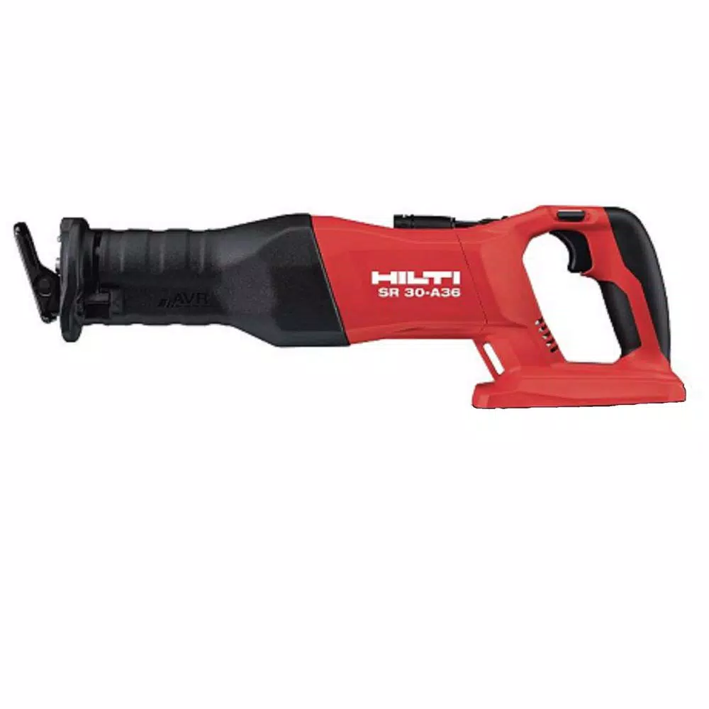 Hilti SR 30A 36V Cordless Reciprocating Saw Kit with Two 5.2 Ah Batteries, Charger, and Bag