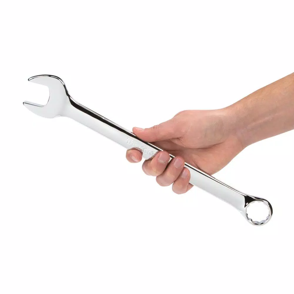 TEKTON 28 mm Combination Wrench, 12-Point Box End, Chrome Vanadium Steel