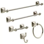 Delta Amaya Pivoting Toilet Paper Holder in Brushed Nickel thumbnail 8