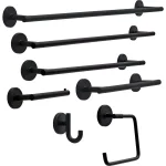 Delta Lyndall 18 in. Single Towel Bar, Matte Black thumbnail 6