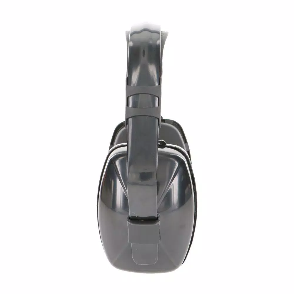HDX Black Passive Hearing Protection Ear Muffs, 23 dB NRR, Lightweight Over-the-Head Design