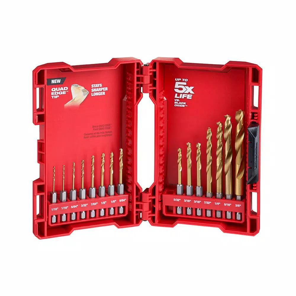 Milwaukee SHOCKWAVE Impact Duty Titanium Drill Bit and Driver Bit Set, 60-Piece